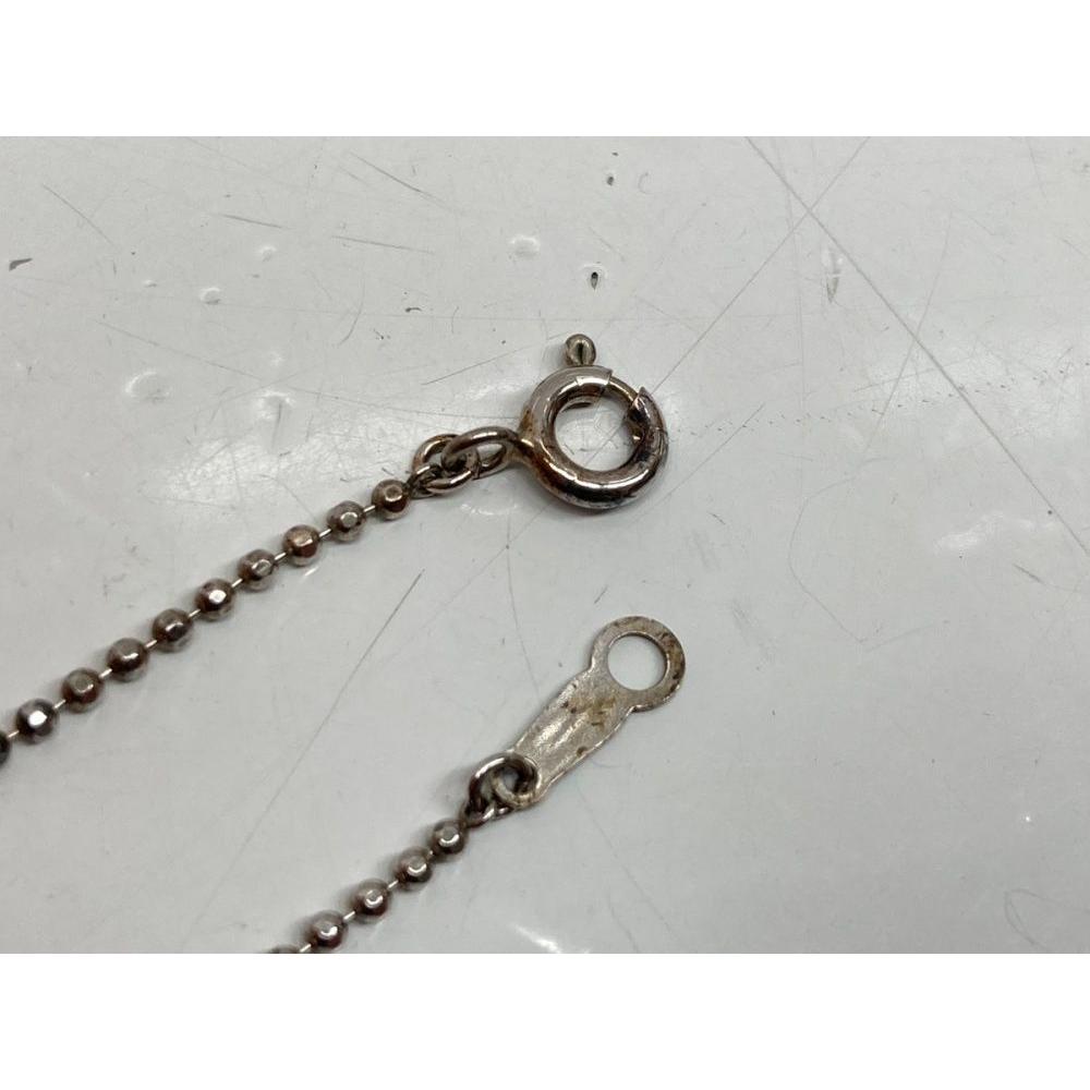 Used JUSTIN DAVIS Juliet Necklace Juliet Necklace Crown Ball Chain 925 Silver SNJ252 Men's Jewelry Necklace/Pendant All Over Pattern Silver 104A-115