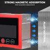 Mini Electronic Digital Protractor Magnetic Laser Inclinometer Professional Digital Display Angle Gauge Rechargable Level Box