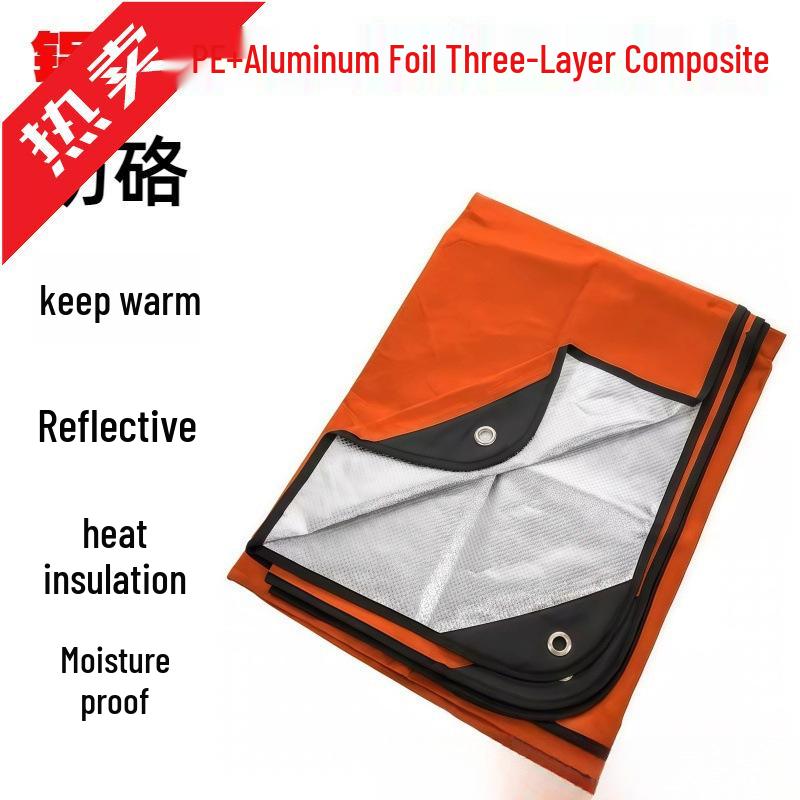 Outdoor-Überlebens-Thermodecke - Lebensrettend, Sonnenschutz, Aluminiumfolien-PE-Decke