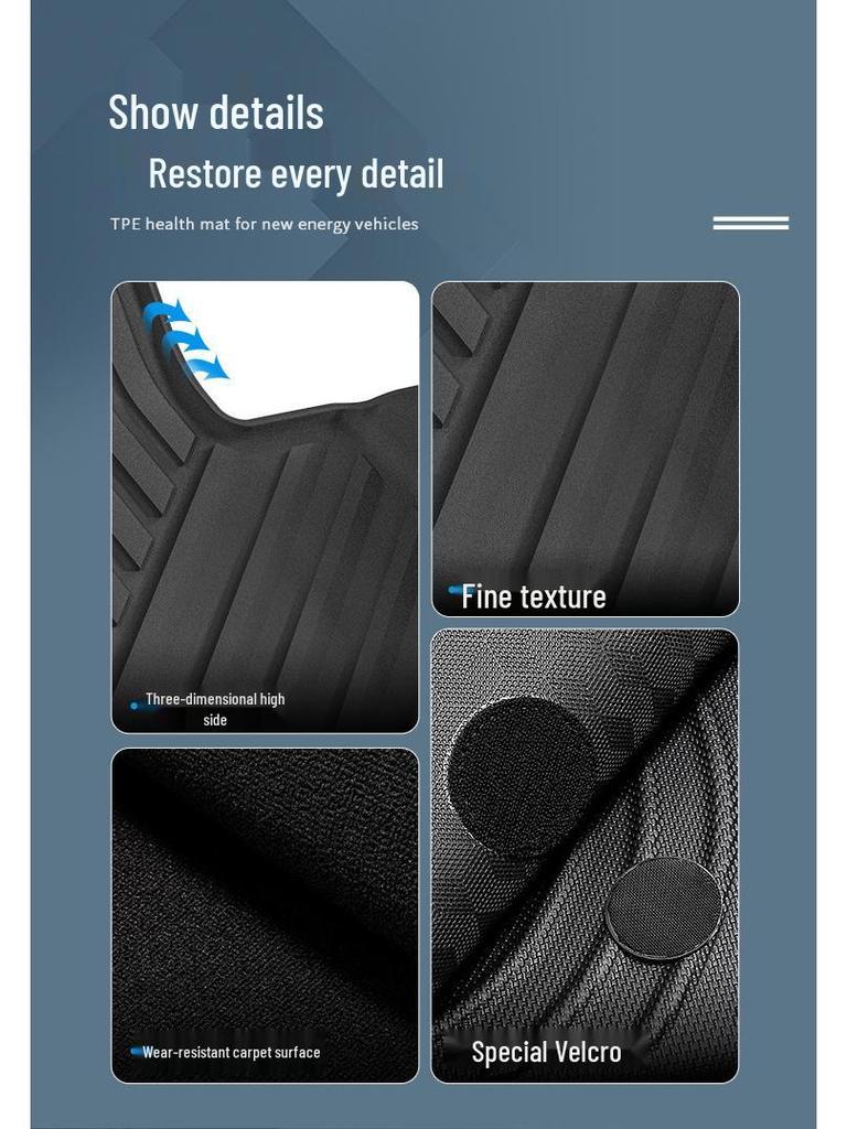 Custom TPE Floor and Trunk Mats for Chery Fengyun T8, Eco-Friendly Design, Model 25.