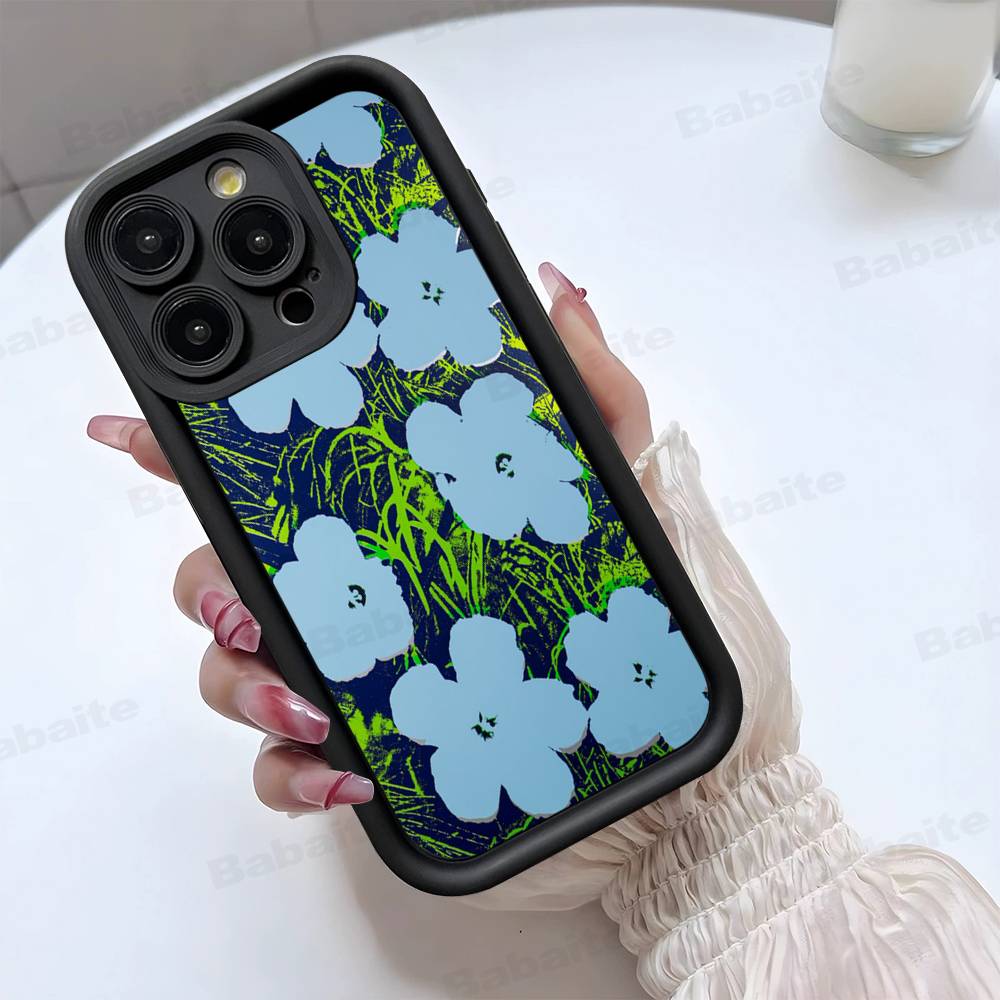 Andy Warhol Art Phone Case For IPhone 17 16 15 14 13 12 11 Pro Max Mini Plus Soft TPU Back Cover