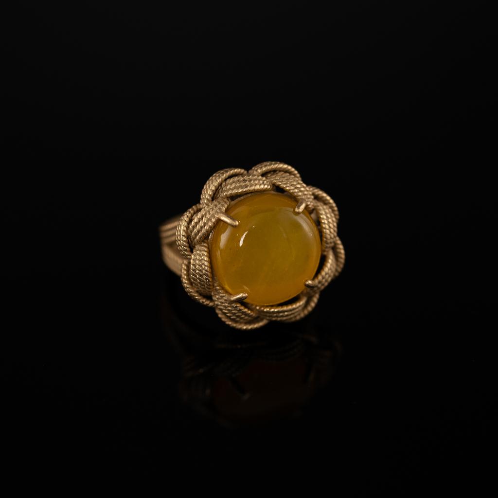 Medieval Copper Alloy Ring, Retro Court Style, High Sense Female Designer Temperament, New Ring