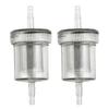 2pcs Diesel In-Line Fuel Filter Kit For Eberspacher Air Heater Diesel Set Air Heater Diesel Set Car Accessories Transparent Cap Fuse Holders1