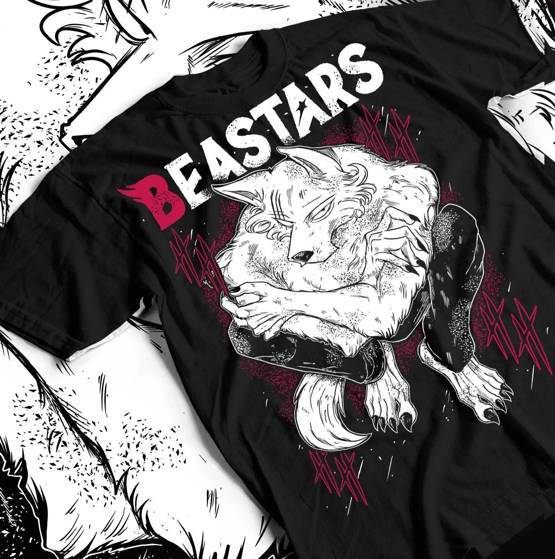 Beastars Legoshi T-Shirt Girl Beastars Anime Japanaise Style Gift Shirt All Size 2XL