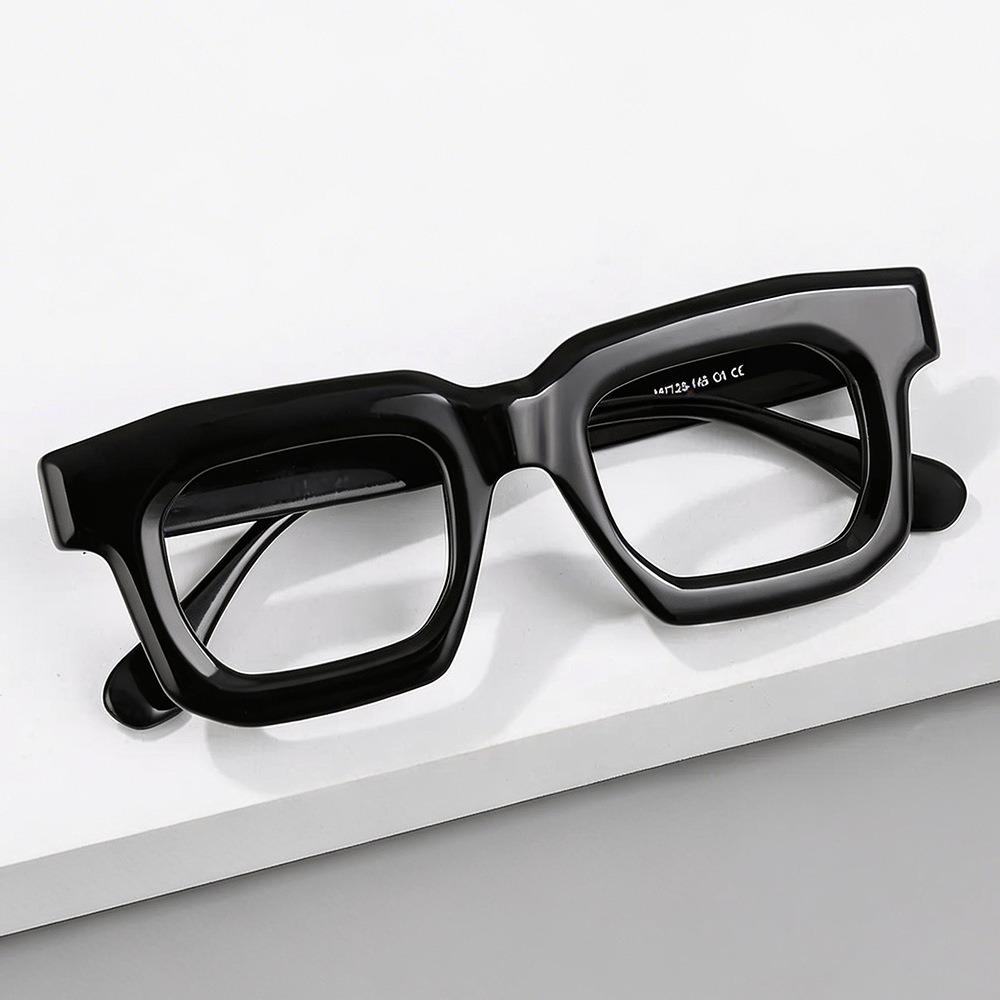 Acetate Glasses Frame Man Woman Eyewear Square Myopia Reading Eyeglass Frames Retro Prescription Personality