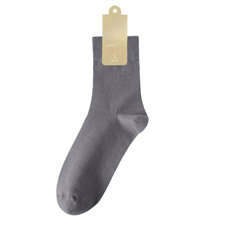 Men's Spring and Autumn Pure Cotton Business Boneless Antibacterial Deodorant Socks