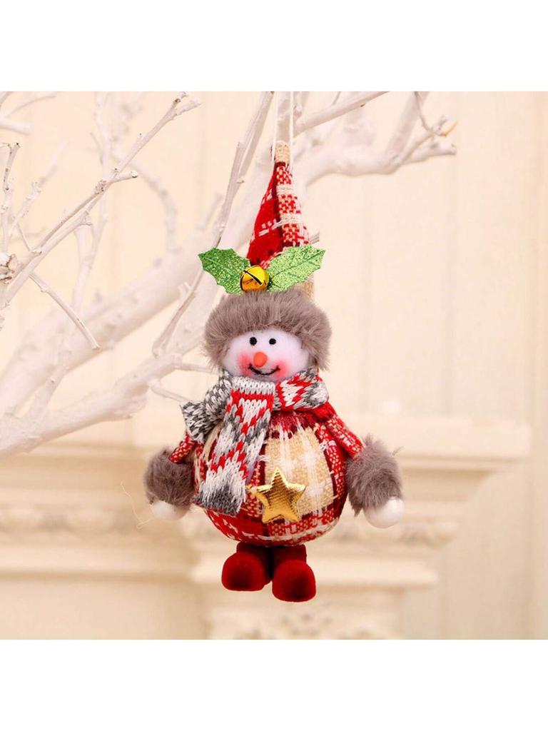 1pc Stand Santa Claus Snowman Elk Bear Doll Pendants Christmas Tree Decorations Children's Gifts New Year Christmas Decorations
