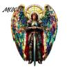 Modern Acrylic Prism Art Sun Catchers for Windows, Stained Glass Style Rainbow Maker Hanging Decorative Window Ornaments, Colorful Pendants