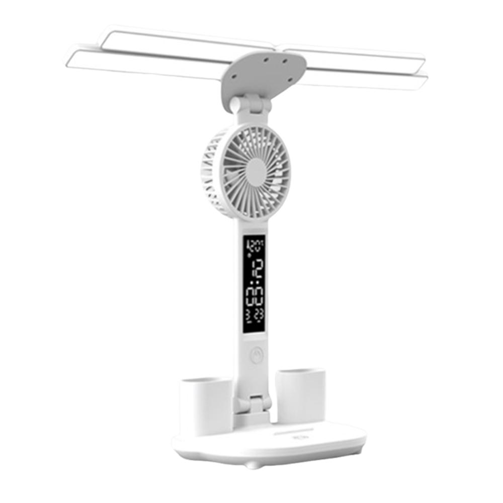 3 Colors Penholder Desk Lamp 4 Heads Tabletop Reading Lamp Convenient Led Bedside Lamp  Learning