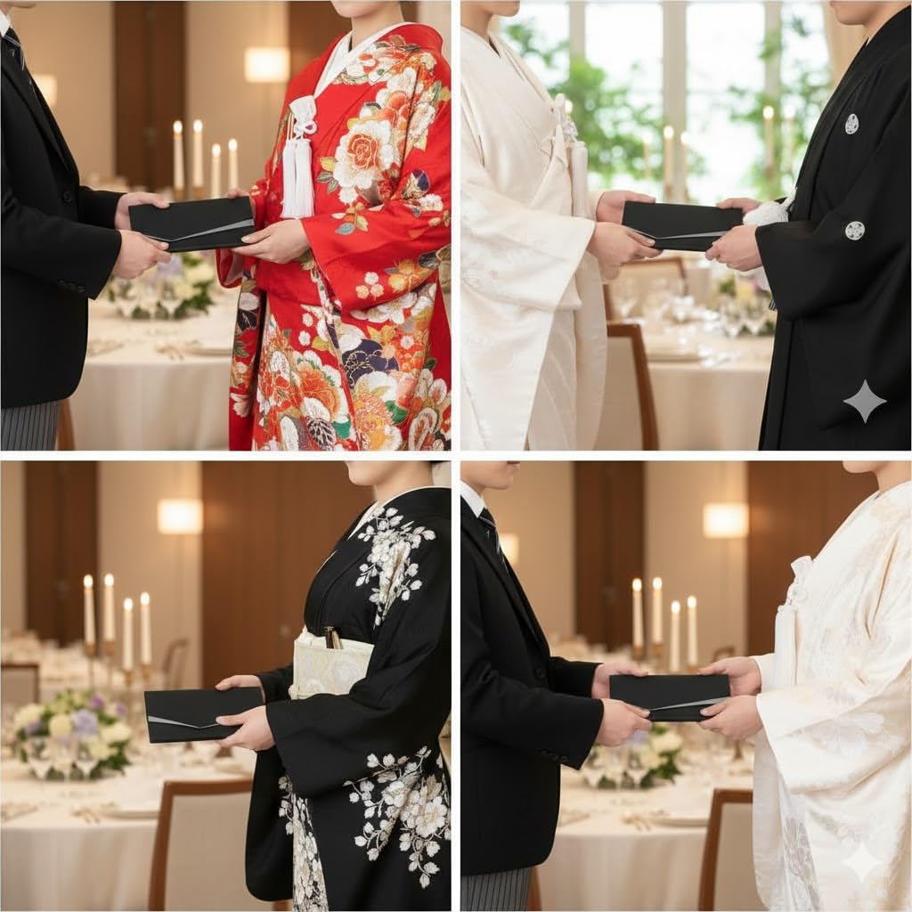 Fukusa (papier krepowy tkanina do pakowania) zarówno na uroczystości, jak i kondolencje, odpowiednie na wesela, pogrzeby i inne specjalne okazje. Odpowiedni dla