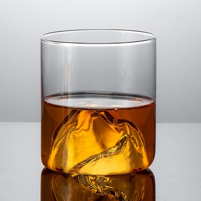 

180 мл/320 мл чашка Mountain View, домашний бокал для виски, набор для вина, тибетский горный спирт, стеклянные чашки, посуда для напитков, зарубежная винная чашка 1pcs