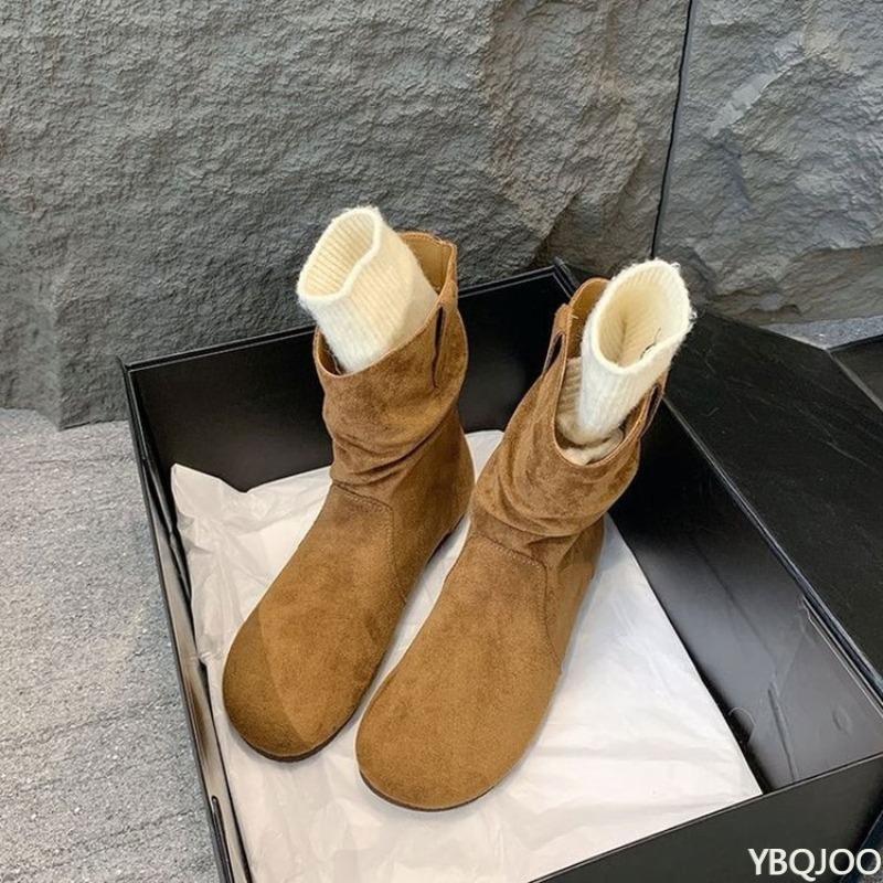 Lässige bequeme modische High-Top-Damenstiefel Herbst neue atmungsaktive Arbeitskleidungsschuhe trendige vielseitige rutschfeste Sicherheitsschuhe