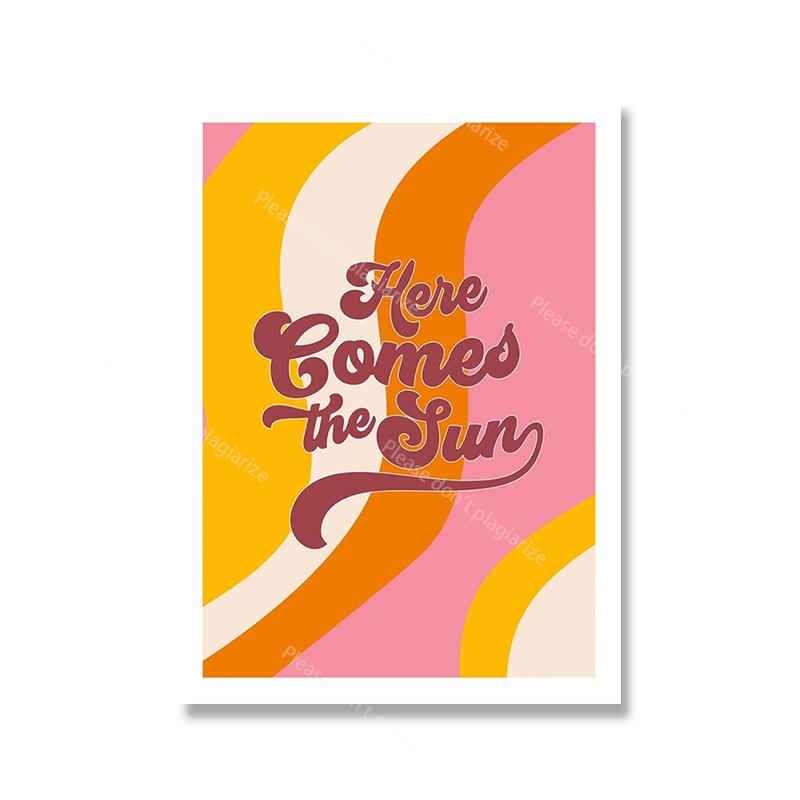 Disco Dance Fashion Print Inspired Colorful Quote Poster Housewarming Birthday Gift Wall Art Decor Prints and Canvas Paintings