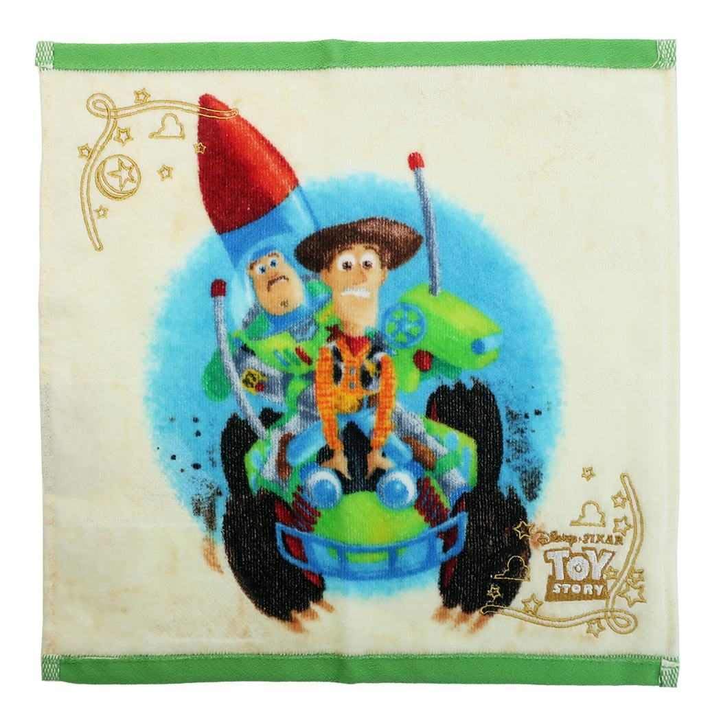 Marushin Carry Towel 30 x 30 cm Toy Story Golden Green 2006002300