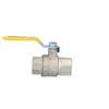 Nickel-plated Gas Ball Valve with Steel Lever (DSt) ORION (NN Version)