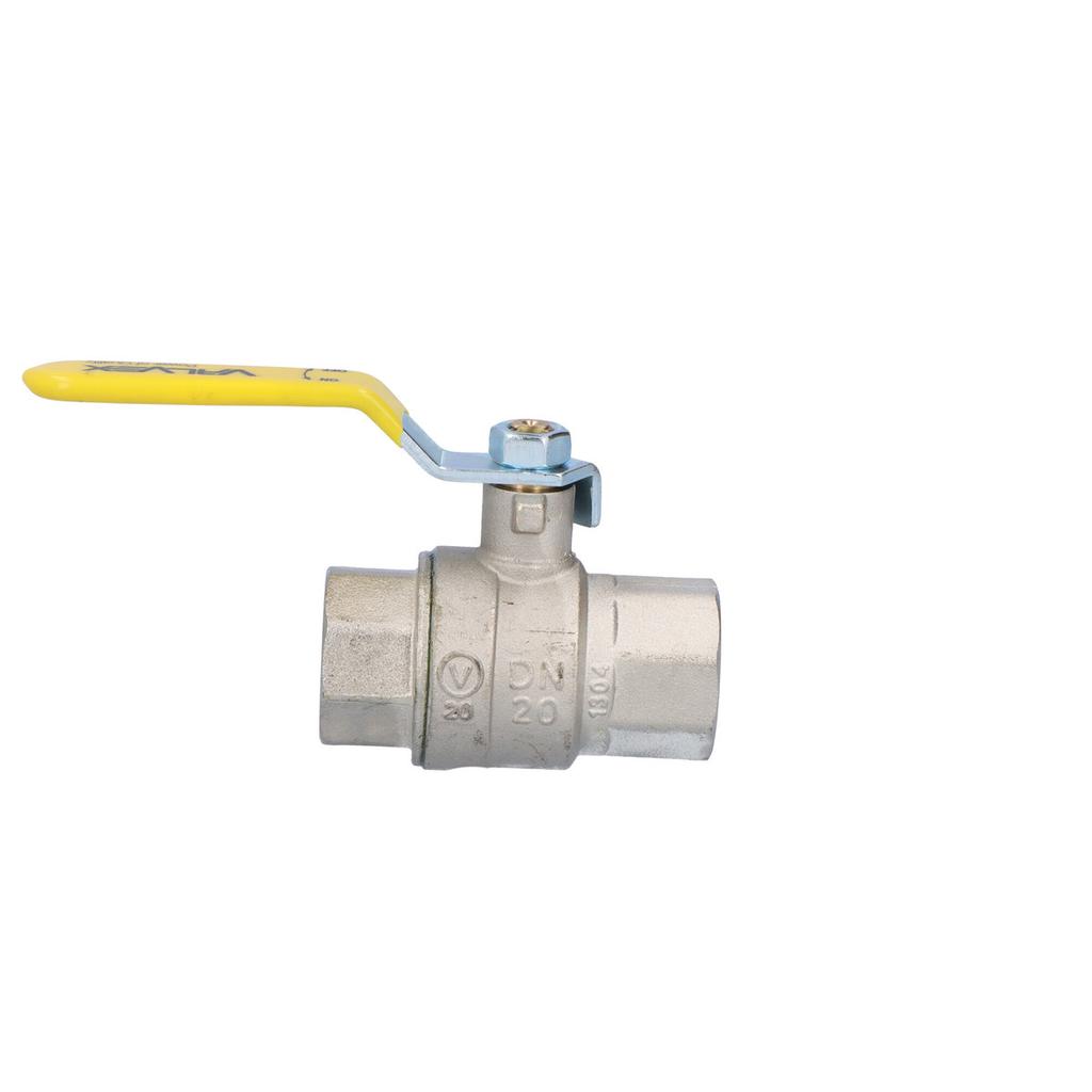 Nickel-plated Gas Ball Valve with Steel Lever (DSt) ORION (NN Version)