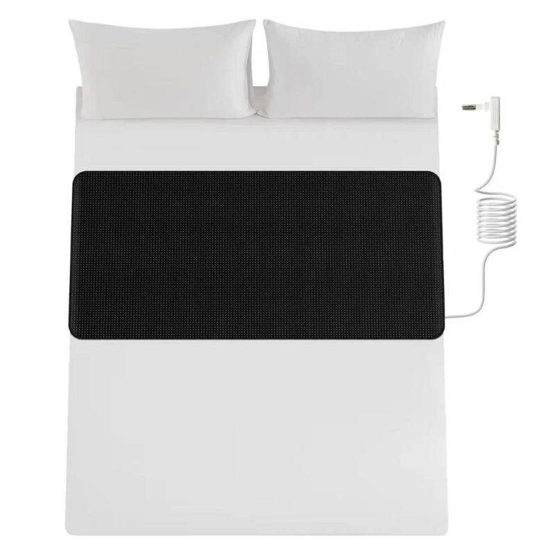 Enhances Sleep with Groundings Mats for Bed PU Leather Mattress Pad for Rest