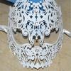 Halloween Costume Party Dress Princess Mask Venice Metal Rhinestone Half  Face Mask