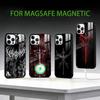 C-Cyber Sigil Cross Phone Case For iPhone17,16,15,14,13,12,11 Plus,Pro Max Magnetic For Magsafe Wireless Charging
