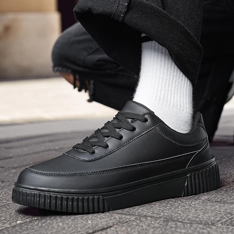 Men Skateboard Shoes Women White Sport Shoes Couple Black Wide Palm Basketball Shoes Large Size Sneakers