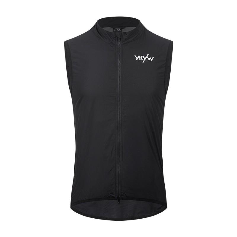 Windproof Waterproof Cycling Vest With Dual Zippers Breathable Sleeveless Jacket Men Women Ride