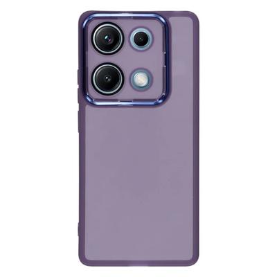 For Xiaomi Redmi Note 14S 4G TPU Case WANLONFENG DKSM Series Electroplated Frame Back Cover with Tempered Glass