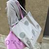 [10th Reorder] PVS Dot Button Bag / Light Grey