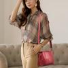 Women's Messenger Bag New Soft Leather Retro Women's Bag Simple Casual Bucket Small Bag Casual Multi-layer Shoulder Bag