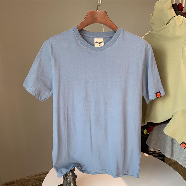 HK Fashion: 2020 Trendy Korean Men's T-Shirt In Vibrant Summer Colors, Made from Premium Xinjiang Cotton