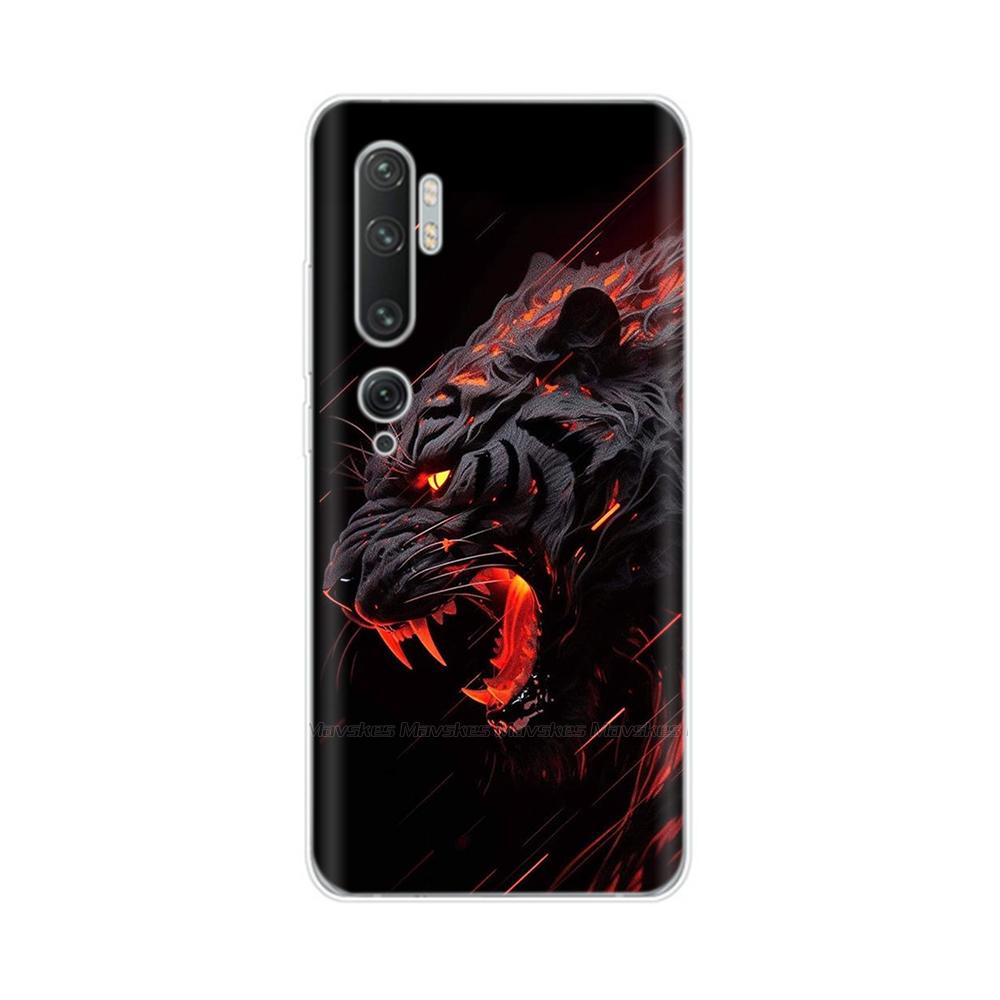 For Xiaomi Mi Note 10 Case Cute Painted Soft Silicone Back Cover For Xiaomi Mi Note10 Pro Lite 10lite Clear Phone Cases Fundas