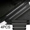 4PCS Car Door Plate Sill Scuff Cover Anti-Scratch Sticker Protector Strip Trim