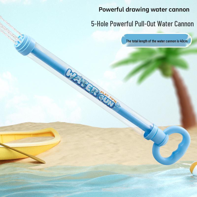 Cross-Border Long-Range Water Cannon Toy: Large Capacity Floating Water Gun for Beach Battles