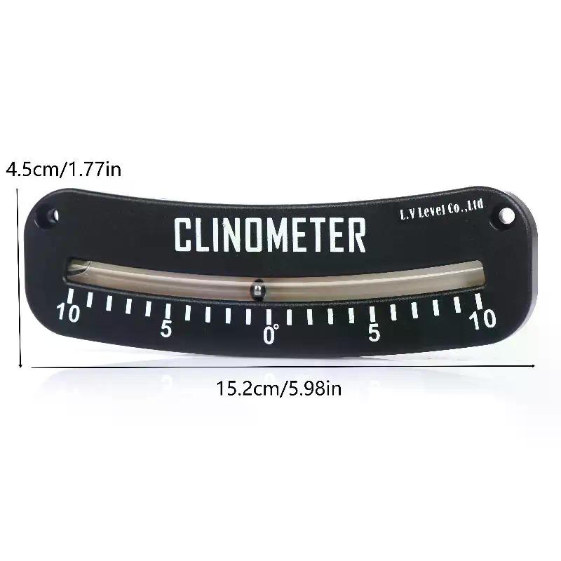 0‑10° Fersenwinkel Neigungsmesser Tragbar Marine Weg Neigungsmesser Für Boote Messgerät Kleiner Wohnmobil Wasserwaage Neigungsanzeiger