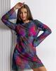Vestido de Verão de Rede Feminino - Vestido Leve e Respirável de Rede para Passeios Casuais na Praia e Férias