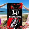 Honda Print Strandtuch, Vielseitiges Leichtes Saugfähiges Strandtuch für Pool Surfen Yoga Badezimmer, Perfektes Geburtstags-Urlaubsgeschenk