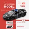 ABAE1 1:32 Lambor Revuelto Hellcat STR Miniature Model Toy Alloy Diecast Car Sound Light Pull Back Doors Opened Cars Kid Birthday Gift