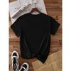 European sizes Elegant Women'S Short Sleeve T-Shirt | Valentine'S Day Themed, Crew Neck
