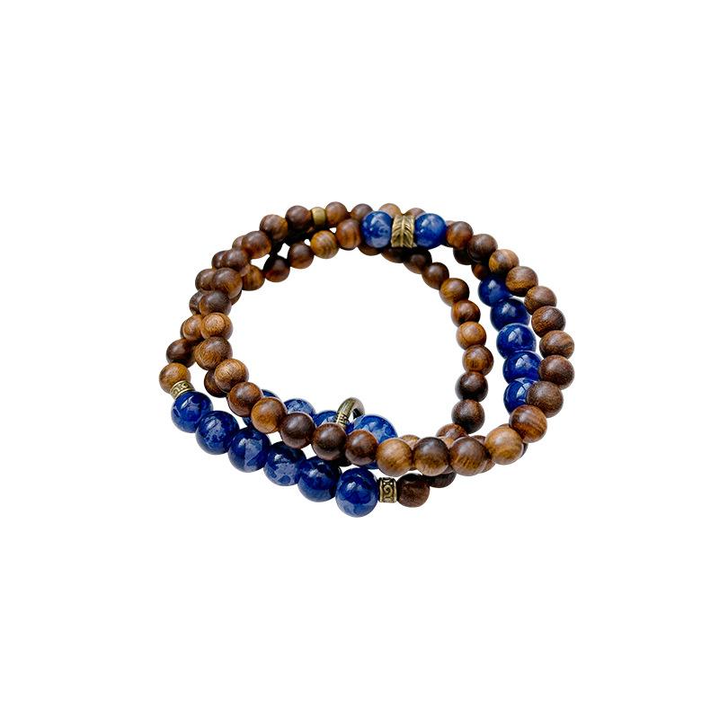 New Chinese Multi-layer Stacked Beaded Bracelet Women's Retro Bracelet Ethnic Style Jewelry