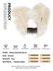 Chignon sintetico spettinato con pettine laterale e clip da chignon corto da 20 pollici con stile versatile e regolabile