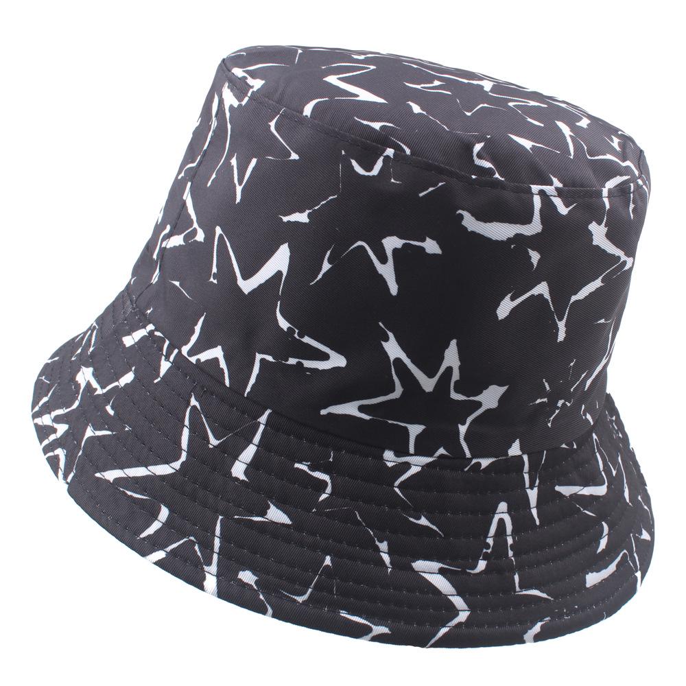 Reversible Tie-Dye Bucket Hat with 3D Graffiti Print for Women - Autumn Style Sun Hat