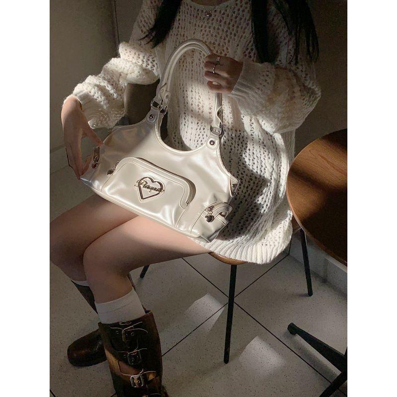 

Paroparo Original Niche Y2g Tote Bag Shell Pearl White (Shell)