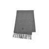 Polo Ralph Lauren Micro-logo Warm Recycled Wool Wool Scarf Unisex Couple Style Gray Pc0476-021