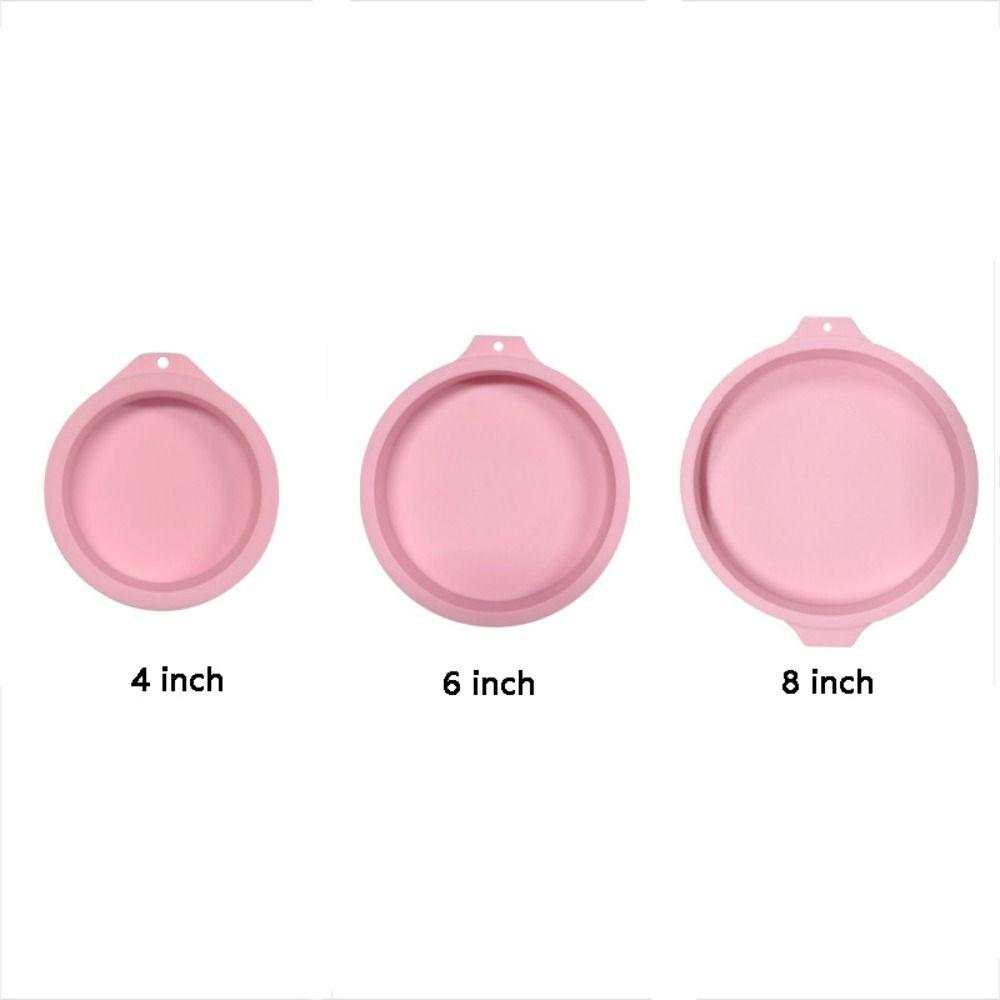 Demoulding Easily Round Silicone Layer Cake Mould High Temperature Resistant Baking Pan  Pudding