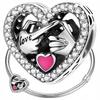 Charms Heart Love Oath Bead Pr 925