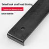 Laminate Flooring Installation Kit: Recoil Hook Puller, Barbed Hook, Nylon Knocking Block