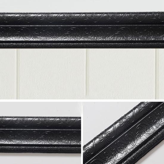 2,3 m DIY Zdejmowane samoprzylepne naklejki na listwy przypodłogowe Kalkomanie w tle TV