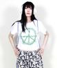 Deumakeu Piece Graphic Crop Short Sleeve T-Shirt White
