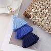 Bohemian Multicolor Handmade Layered Tassel Keychain Simple Key Ring Fit Handbag Accessorie Jewelry Gift