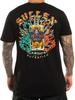 Sullen Herren Tequila Sunrise Kurzarm Premium T-Shirt Tattoo Style Totenkopf T-Shirt