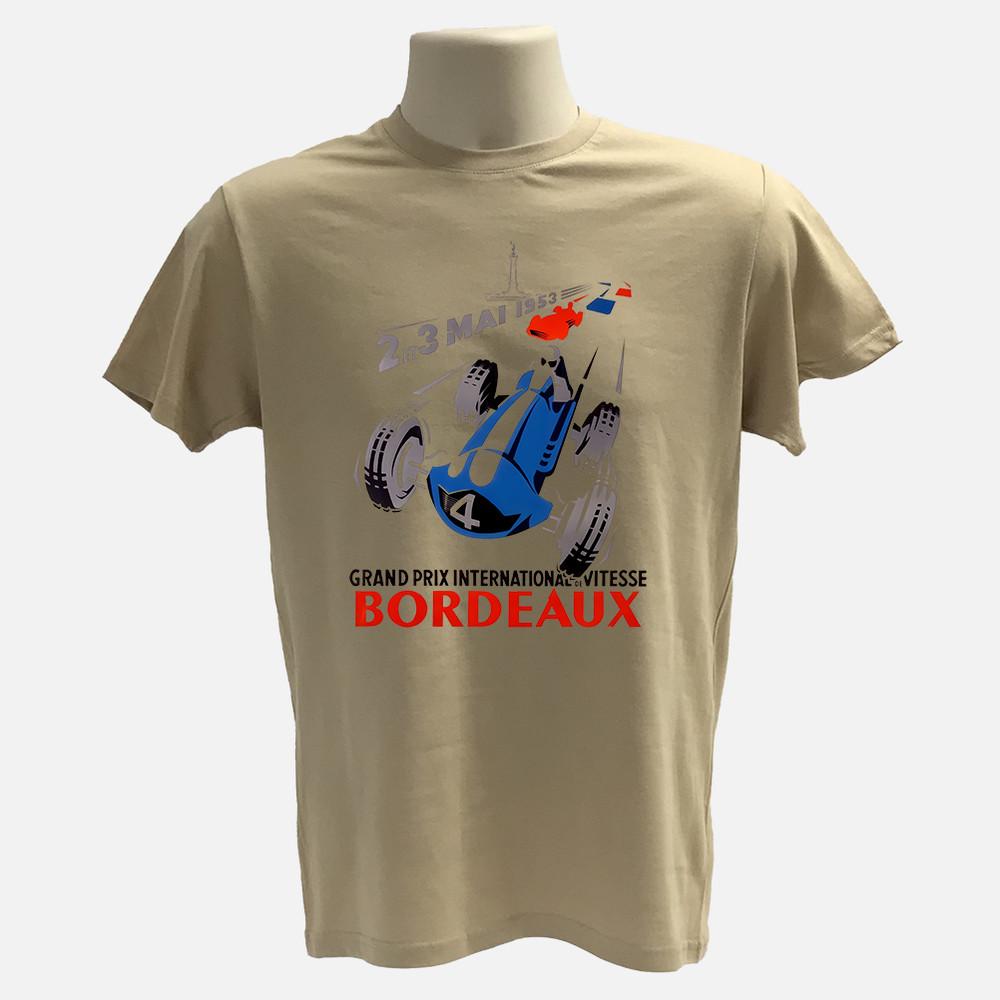 

Vintage grand prix Bordeaux Tshirt 100% organic cotton Tee Unisex T-Shirt XXXL